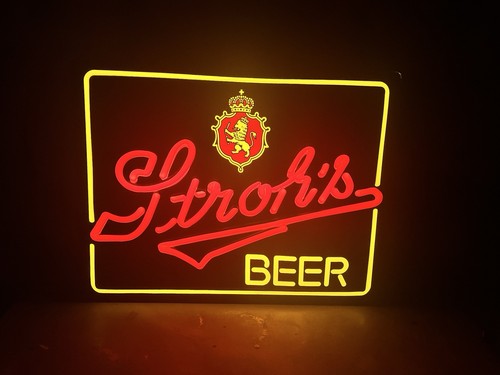 Vintage 1984 stroh beer - vintage,